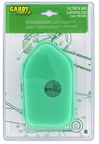 GREENSTAR Luftfilter anpassbar Briggs & Stratton, schwarz, 16845