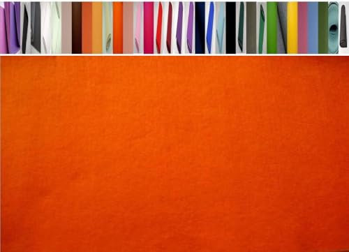 Fabrics-City ORANGE BASTELFILZ Filz Stoff ~5MM~ FILZSTOFF Stoffe, 2531