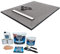 Nassboards Linear Wetroom Shower Tray & Aqua Kit Waterproof and Watertight Design with Drain and Installation Guide Including Sealing Tape, Grate, Base with XPS Quality Standard