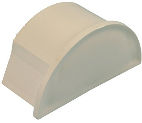 30mm x 15mm Smooth-Fit End Cap Cover Magnolia Adapter -Trunking Conduit Pipe/Tube TV | Loops