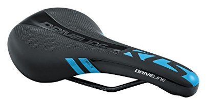 KLS Driveline Himmelblau Kunststoff Sattel für Unisex-Erwachsene, Unisex-Jugendliche Radfahrer, sportliche Individuals