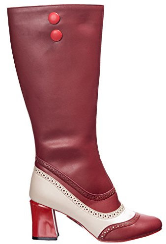 Dancing Days Vintage Stiefel - Say My Name Burgunder 38
