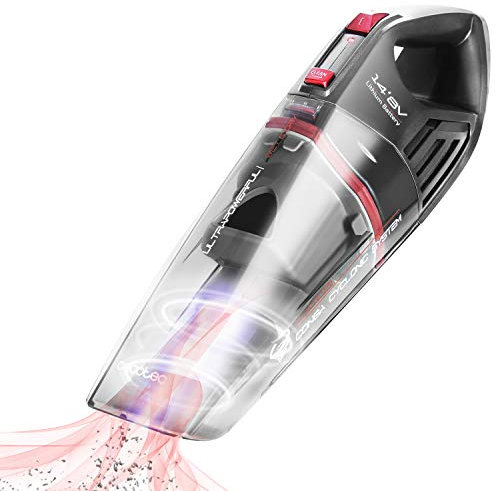 Cecotec Aspirador de Mano Conga EcoExtreme Hand 14,8V. Sin bolsas y sin cables. Tecnología ciclónica. Filtro HEPA. 7 kPa de succión