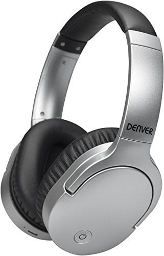 Denver BTN-207 Wireless Bluetooth-Kopfhörer, Silber