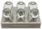 G Decor Clear Round Crystal Glass and Chrome Door Knobs Set, Vintage, Shabby Chic, Interior Furniture, Kitchen Bathroom Bedroom Accessories, Cabinet Cupboard Drawers Pulls Handles, 40mm (6-Pack)
