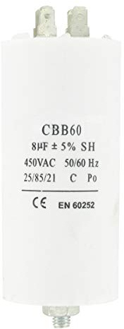 Paxanpax PLD035 Universal Capacitor 8uF, 8MFD, 450VAC