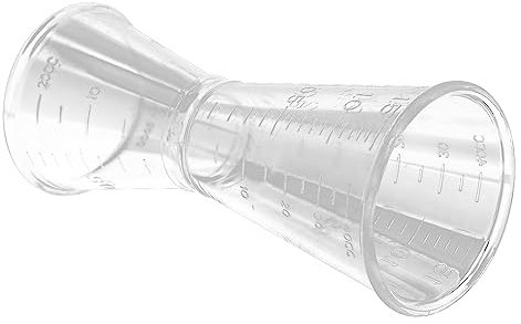 Othmro Vaso Medidor Plastico, Medidor Cocina, Capacidad 20ml/40ml, Jarra Medidora Plastico, Vasos Medidores de Laboratori, Tazas de Medir sin Asas para Cocina y Proyecto de Bricolaje