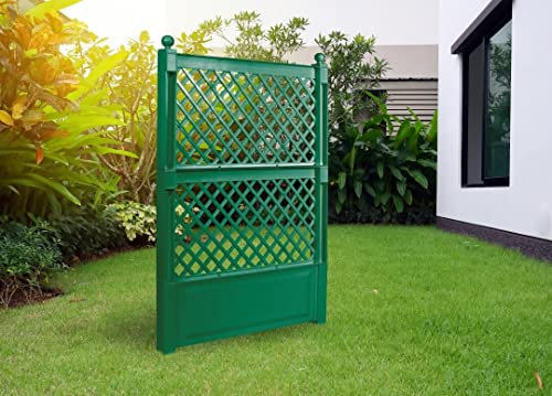 KHW Spalier (2-TLG.) 100 cm mit ErdspieÃŸ, grün - 2er Set