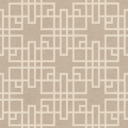 Rasch Tapeten Vliestapete (Grafisch) Beige beige 10,05 m x 0,53 m Kimono 409246