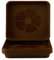 Home Garden Ornaments Soucoupe Pot Fleur 19x19cm Diamètre Marron Foncé Lot de 5 - Durable Soucoupe Carrée - Soucoupes pour Pots de Fleurs - Soucoupe Pot de Fleur Interieur (Marron Foncé)