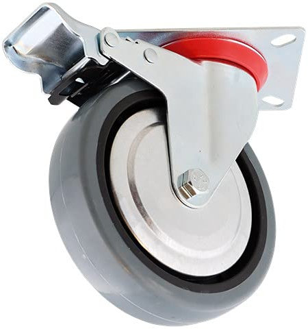 Lenkrolle Schwenkbare Gebremst Transportrollen 80 kg Rolle (80 kg)