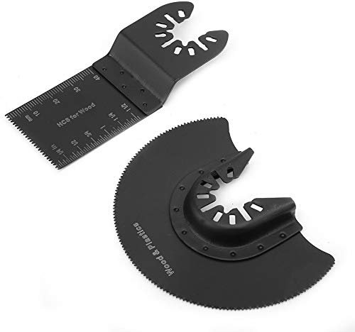 Kit de 10 Lames de Scie Oscillantes Multifonctions, Accessoires pour Scier, Couper, Racler, Façonner, Polir, Enlever le Coulis