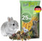 Eggersmann Uncle Pet 25 kg Kaninchenfutter - Premium Kaninchen Müsli - Kaninchen Futter mit der natürlichen Kraft aus Kräutern und Karotten - Kaninchenzubehör (25 kg Sack)