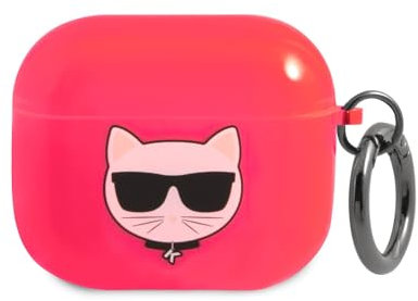 Karl Lagerfeld KLA3UCHFP hülle für AirPods 3 Cover rosa/rosa Choupette
