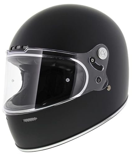 Vito Vintage Integralhelm matt schwarz