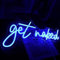 Led Get Naked Neon Zeichen Buchstaben USB Powered Neon Lichter für Raum Home Bar Kunst Wand Dekor Party Fenster Wohnzimmer Dekor (blau)
