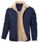 Voqeen Giacca Invernali Uomo in Pile Militare Classica in Cotone Giubbotto Antivento Cappotto Casual con Molte Tasche Bomber Cargo Jacket