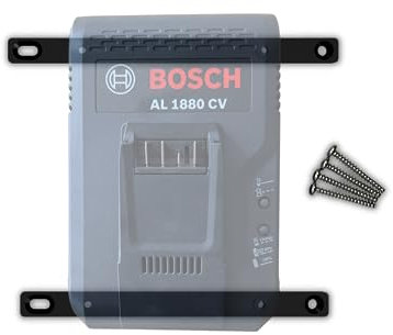 3DHerb Wandhalterung kompatibel mit Bosch Akku Ladegerät AL 1880CV Grün Wandhalter Zubehör Werkstatt Tool