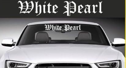 Rakelfix White Pearl Aufkleber ca.80cm Auto Aufklebe Fun Heckscheibe Lack Autoaufkleber
