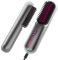 iTayga Brosse à lisser sans fil, brosse à lisser portable améliorée pour femme avec taille de voyage, peigne 2 en 1 à ions négatifs sans fil, peigne chaud rechargeable par USB, 10 000 mAh, gris