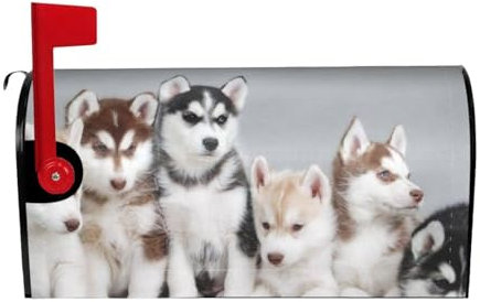 Magnetischer Briefkasten mit Hundemotiv, verschiedene Größen