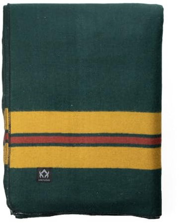 Arcturus Rainier Wolldecke, 2 kg, warm, schwer, waschbar, groß, ideal für Camping, Outdoor oder Überlebens- und Notfallausrüstungen (Fort Vancouver)