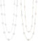 SUPERFINDINGS 2 Colori Doppio Filo Perle Coltivate Stazione Collane Maglione Strati Collana Lunga Collana A Catena Perle D'Acqua Dolce Bianche Autentiche Regali Nuziali per Donna