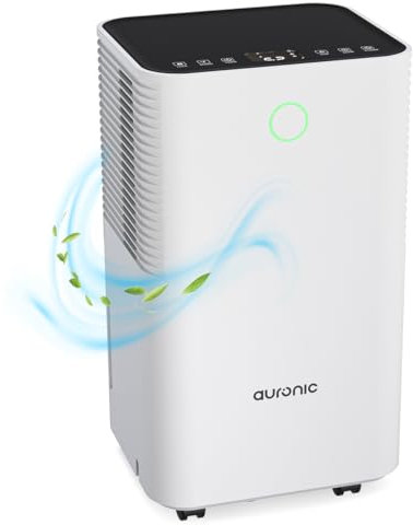 Auronic Luftentfeuchter Elektrisch 10L - Entfeuchter Elektrisch - Dehumidifier - Elektrischer Luftentfeuchter - Luftentfeuchte - Dehumidifiers for Home - Lufttrockner - Luft Entfeuchter Leise