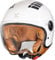 Shox Jetstream Solid Open Face Motorcycle Helmet M Gloss White