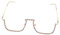 GLSTOY Funkelnde Brillengestelle Elegantes Funkelndes Brillengestell Strass Brillengestell Halbes Brillengestell Mit Dekorativem Strass Brillengestell