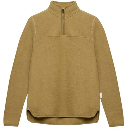 Dilling Pullover aus natürlichem Merino Wollfleece für Damen