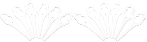Bosch Home and Garden - F016800177 - Pack de recharge avec 24 lames rigides en plastique (Lot de 2)