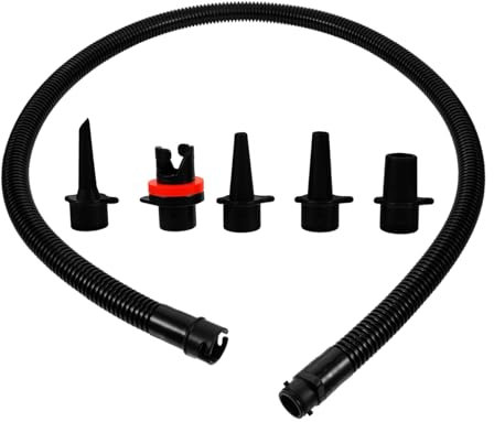 JOINPAYA Air Pump Hose Connector for Kayak Inflatable Pump Plastic Inflator Extension Tube Lightweight Compressor Hose for Inflatable Boats and Accessories