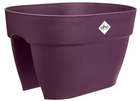 Elho Vibia Campana Flower Bridge 40cm Pot de Fleurs - Mauve Érable | L 26 x l 39 x H 22 cm | Convient à une utilisation en extérieur