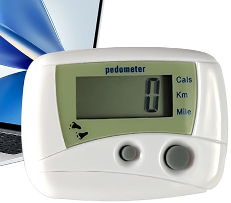 Pedometer for Walking Steps Miles Sports Fitness Monitor Recording Distance