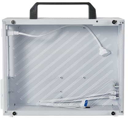 Generic Compact MATX ITX Computer Case for Gaming and Office PC, Supports Long GPU, 6 Fan Mounts, Portable ITX Case for Compact Setups