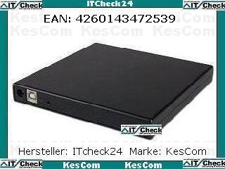 KesCom ITC22134 USB CD Brenner/DVD Combo Laufwerk Slimline