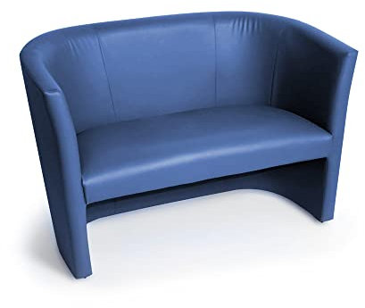 moebel-eins Charly Duo Cocktailsessel Polstersessel Sessel Polsterstuhl Stuhl in blau, blau