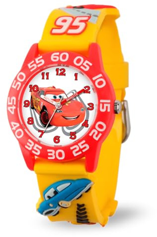 Disney Jungen Analog Quarz Uhr mit Kunststoff Armband W001509