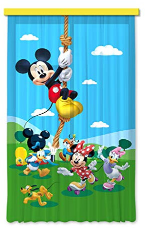 Gardine/Vorhang FCS L 7106 Disney, Mickey Mouse, 140 x 245 cm, 1-teilig