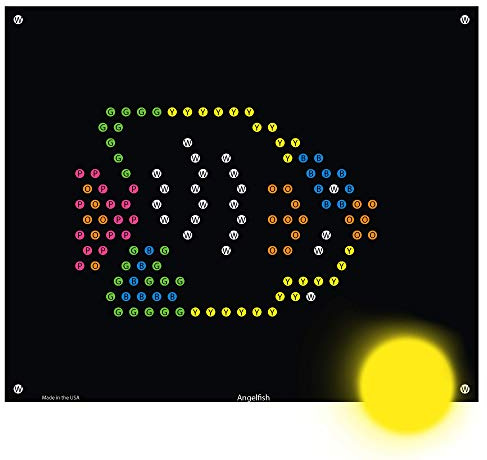 IllumiPeg Under The Sea Lot de 10 gabarits de recharge pour jouet classique Basic Fun Lite Brite Ultimate (10 feuilles, 17,8 x 20,3 cm)