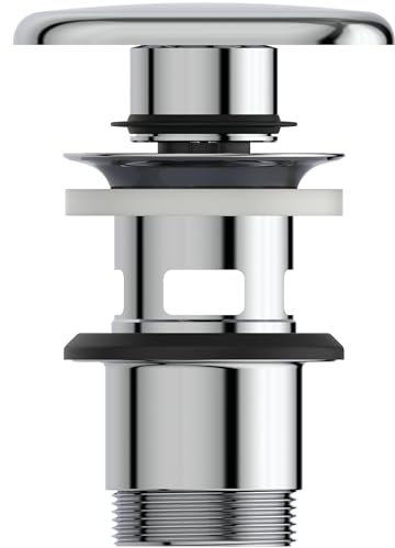 Ideal Standard - Piletta Click clack in Metallo per Tutti i lavabi Strada 2 tranne T292901 cromo
