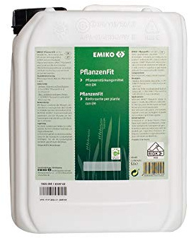 Emiko PflanzenFit 5 Liter biologisches Pflanzenstärkungsmittel Konzentrat zum Sprühen für alle Pflanzen