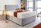 Sleep Factory's Grey Pearl 2 Drawer Divan Bed Set, Mattress and Headboard (6.0FT (Super King))
