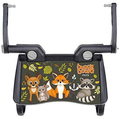 Lascal BuggyBoard Mini Special Edition | Universal Board, Compatible with Over 99% of Pushchairs | Ideal for Smaller Strollers (Woodland Animals)