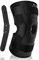 NEENCA Kniestütze mit Scharnier, Kniebandage für Männer & Frauen,Offenes Patella Knieschoner für Knieschmerz,Geschwollen,Meniskusriss, Arthritis, Gelenkschmerzlinderung, ACL,PCL,MCL (Black, XL)
