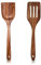 Esteopt JCM-35 - Espátula de madera (30 cm, 2 unidades, elegante sartén wengué o sartén, utensilios de cocina y wok), color marrón