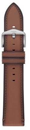 Fossil Bracelet pour Montre pour Homme, Bracelet en Cuir Litehide™ de 22 mm