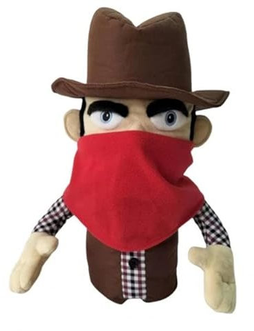 Novelty Bandit Cowboy Golf Plush Driver Headcover