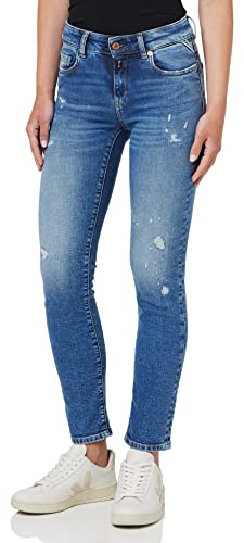 Replay Damen Jeans Faaby Slim-Fit Bio